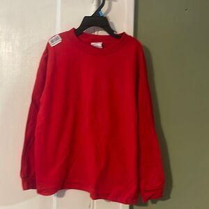 Long sleeve T-shirt size 7 color red